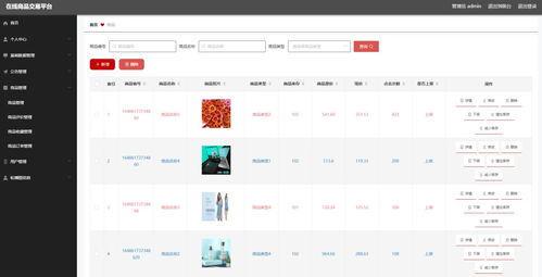 ssm基于web技術的在線商品交易平臺的設計 vue